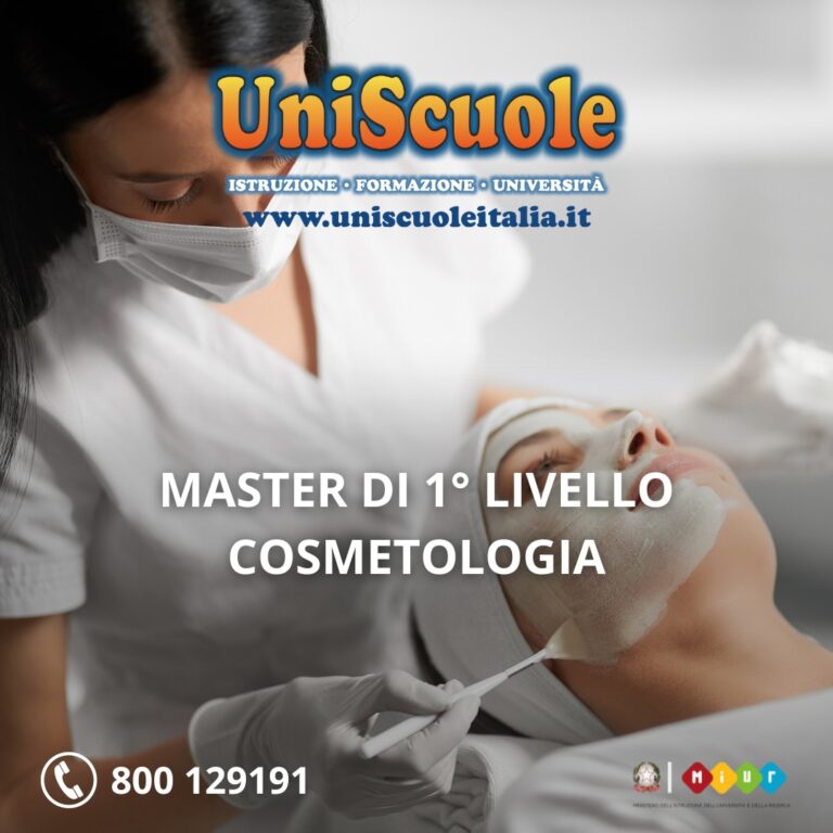 Master di 1° Livello ”Cosmetologia” – UP