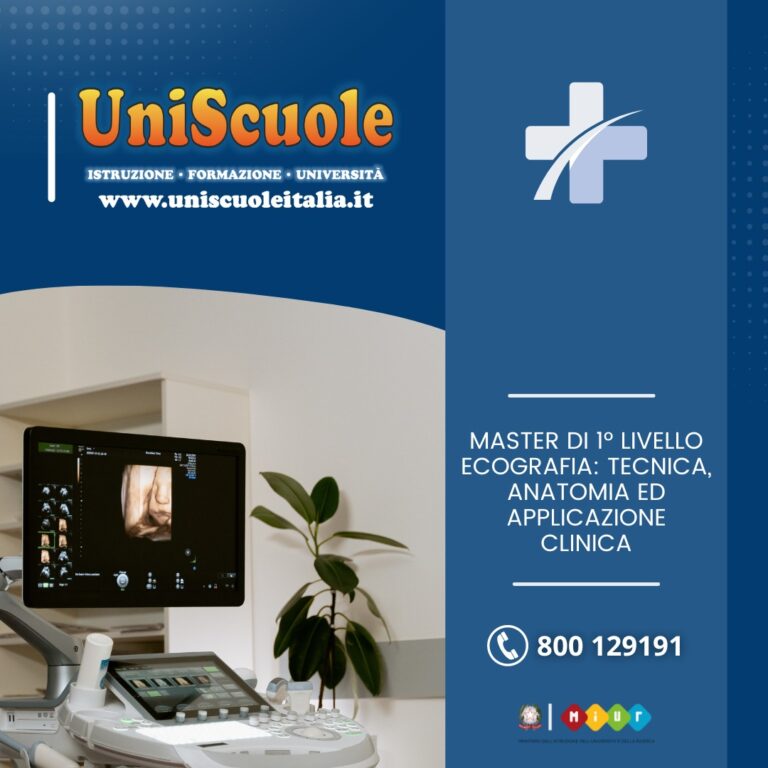 Master di 1° Livello ”Ecografia: tecnica, anatomia ed applicazione clinica” – UP