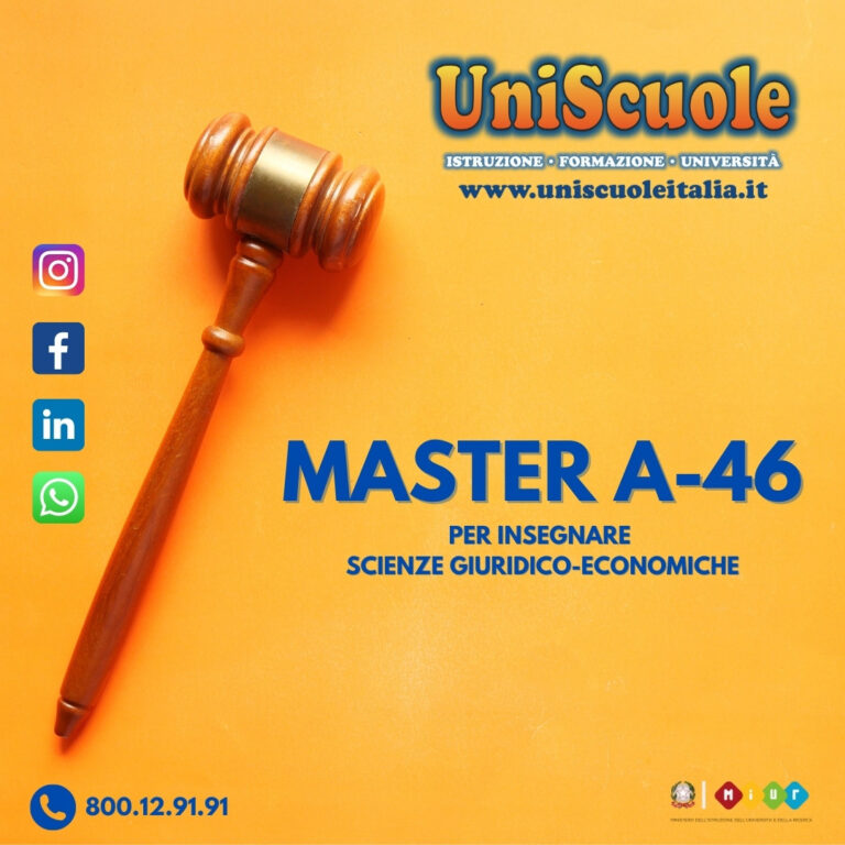 Master A-46 ”Scienze Economico-Giuridiche”