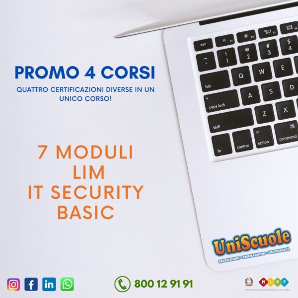 Pacchetto di 4 Corsi Online + Certificazione Informatica - Docenti