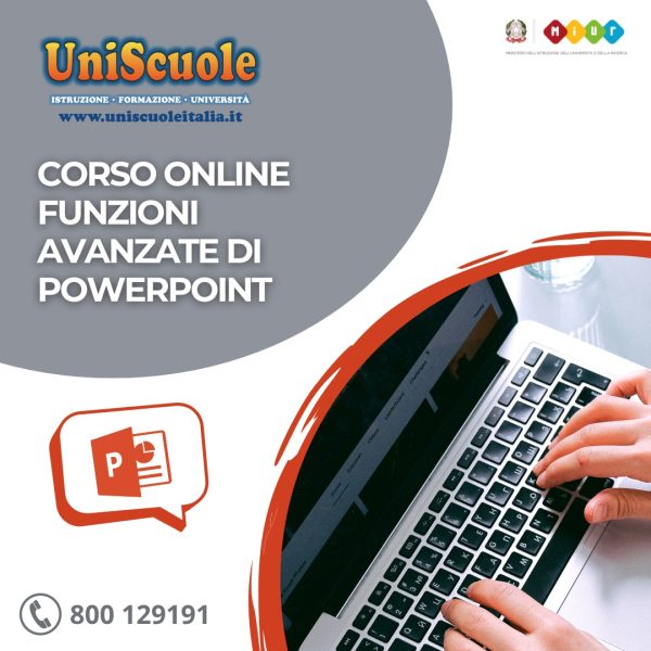 Corso Online Funzioni Avanzate di Powerpoint + Certificazione