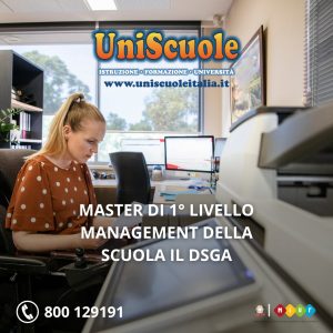 Master di 1° livello ''Management della scuola il DSGA'' - UE