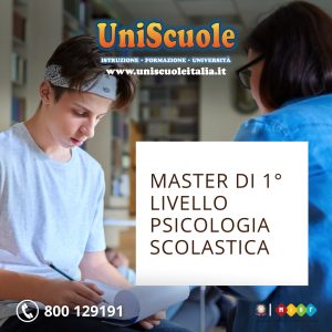 Master di 1° livello ''Psicologia scolastica'' - UE