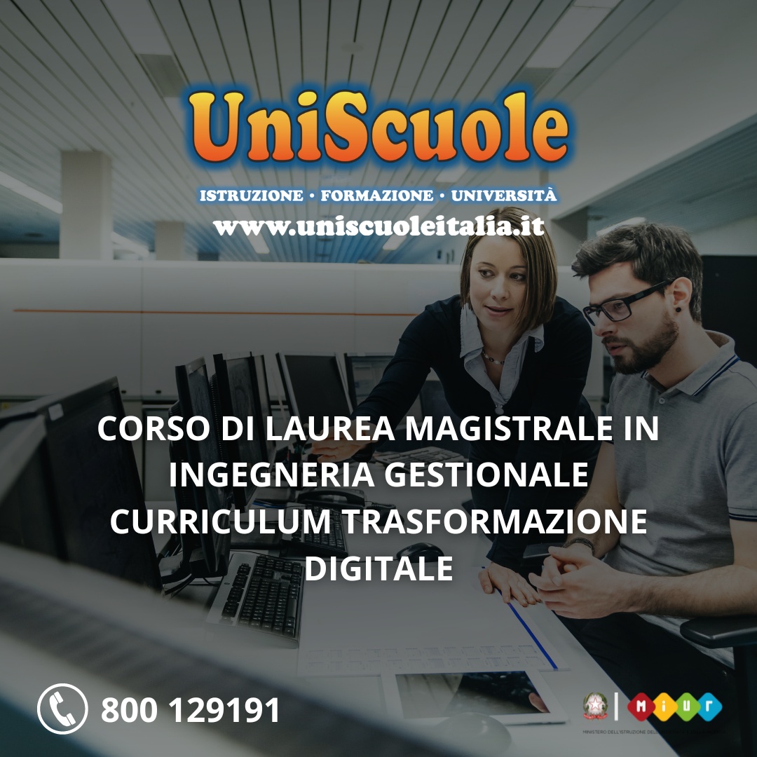 Corso di Laurea Magistrale in Ingegneria Gestionale (LM-31) UM