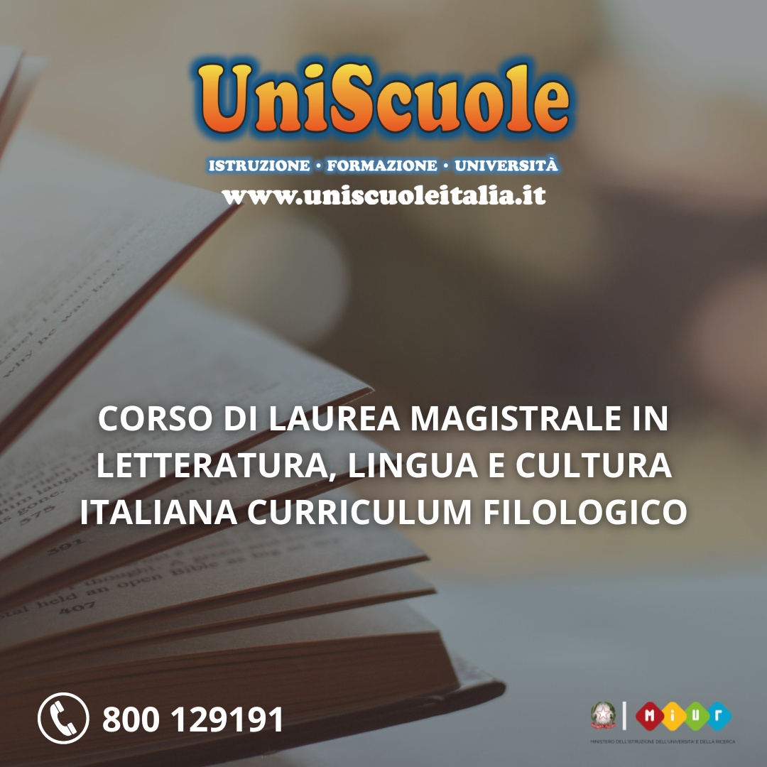Corso di Laurea Magistrale in Filologia Moderna e Comparata (LM-14) UP