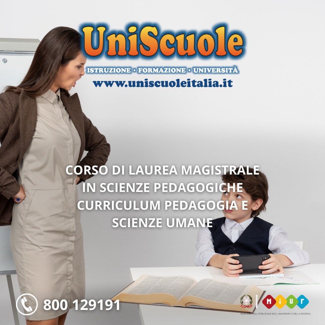 Corso di Laurea Magistrale in Scienze Pedagogiche (LM-85) UE