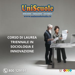 Corso di Laurea Triennale in Sociologia e Innovazione (L-40) UM
