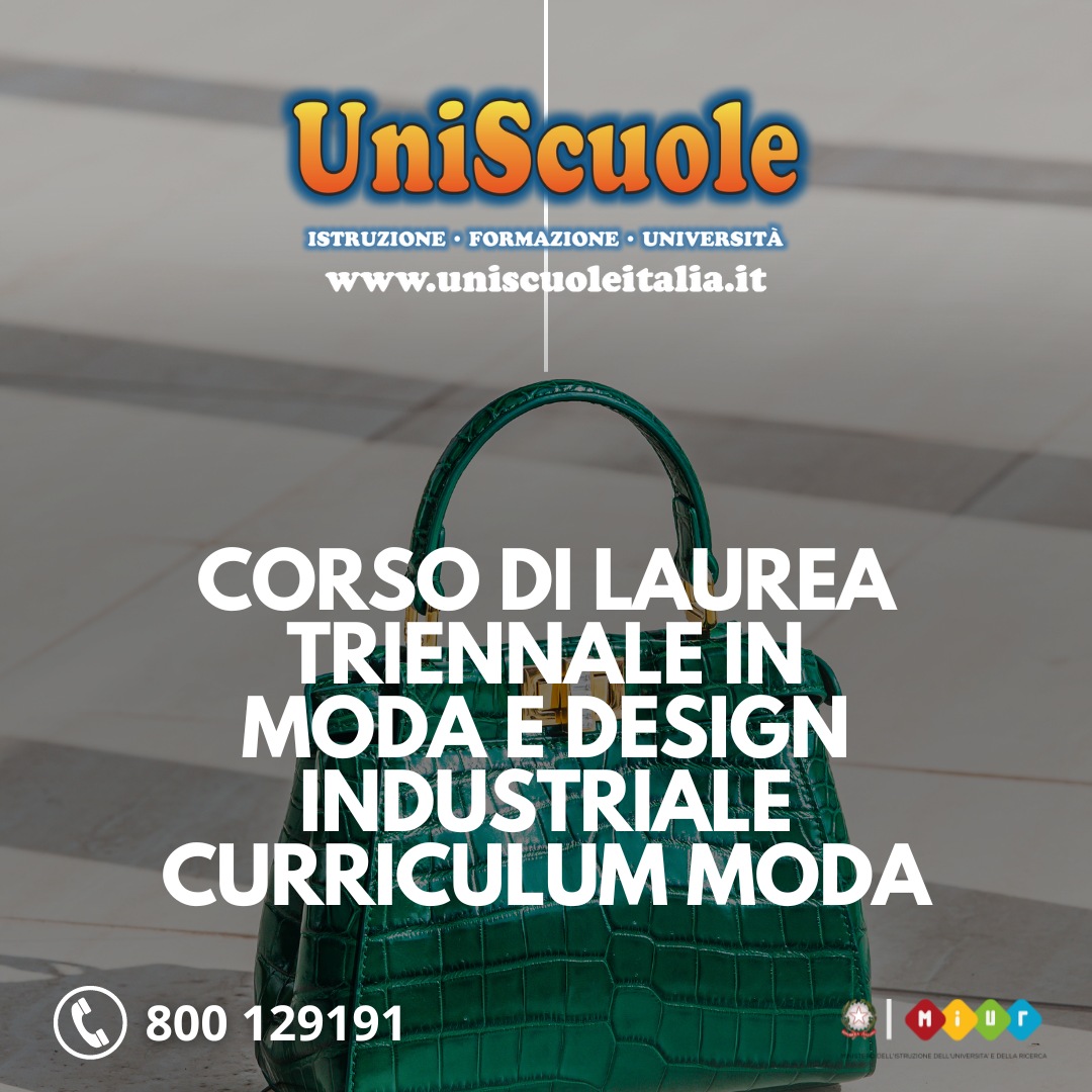 Corso di Laurea Triennale in Moda e Design Industriale (L-4) SR