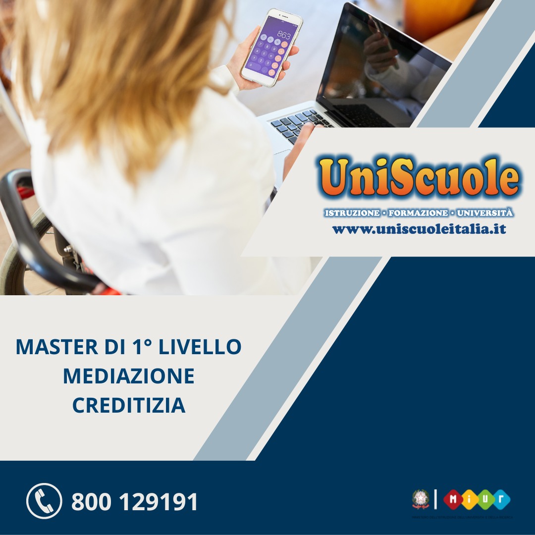 Master di 1° livello ''Mediazione creditizia'' - UM