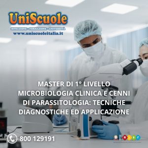Master di 1° Livello ''Microbiologia Clinica e cenni di Parassitologia: tecniche diagnostiche ed applicazione'' - UP