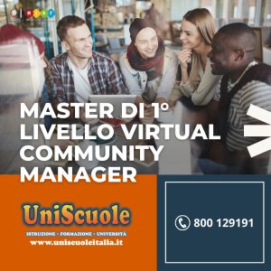 Master di 1° Livello ''Virtual Community Manager'' - UP